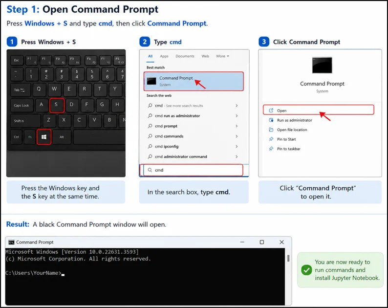 open command prompt
